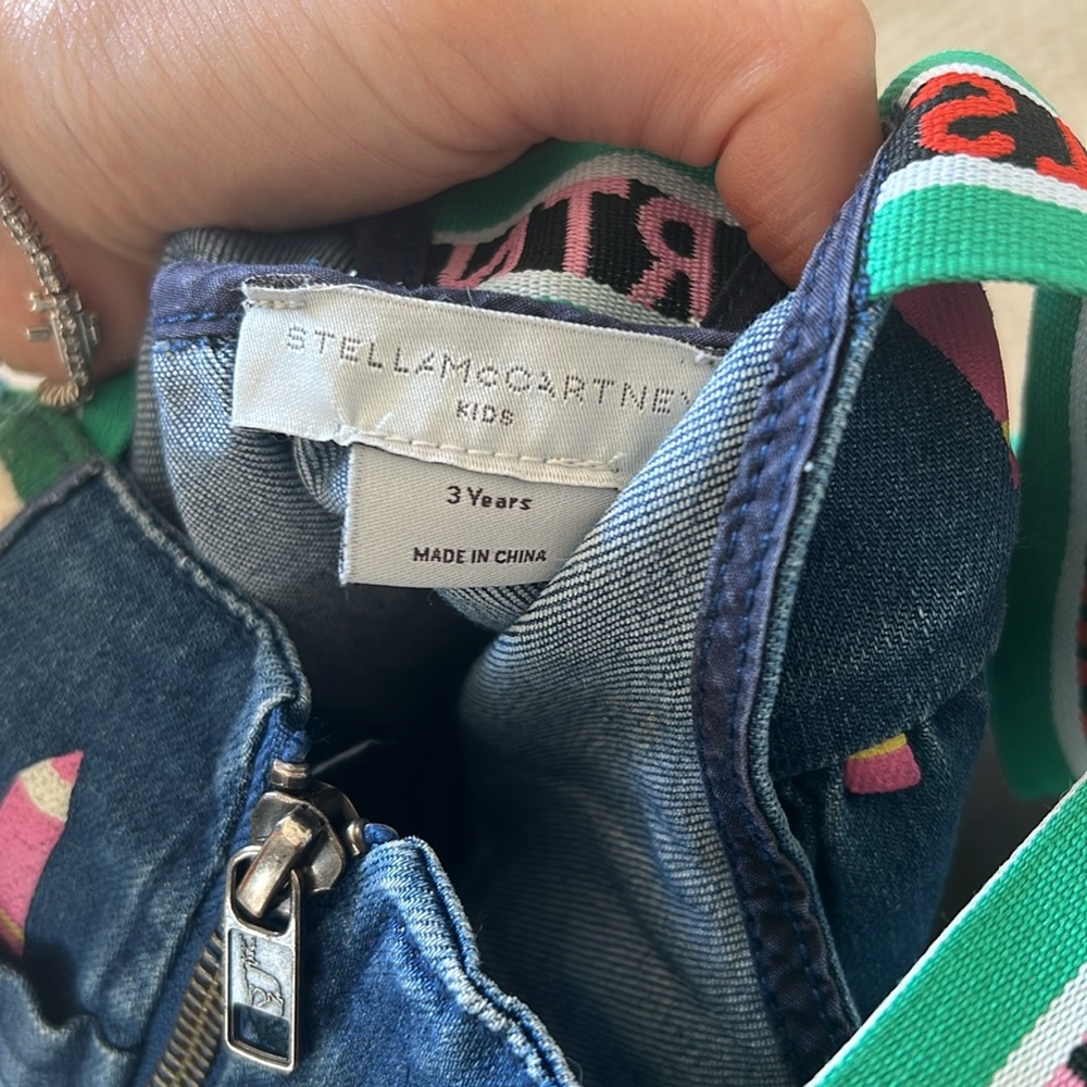Stella McCartney girls denim dress - Picture 3 of 5